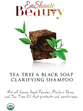Tea Tree & Black Soap Clarifying Shampoo